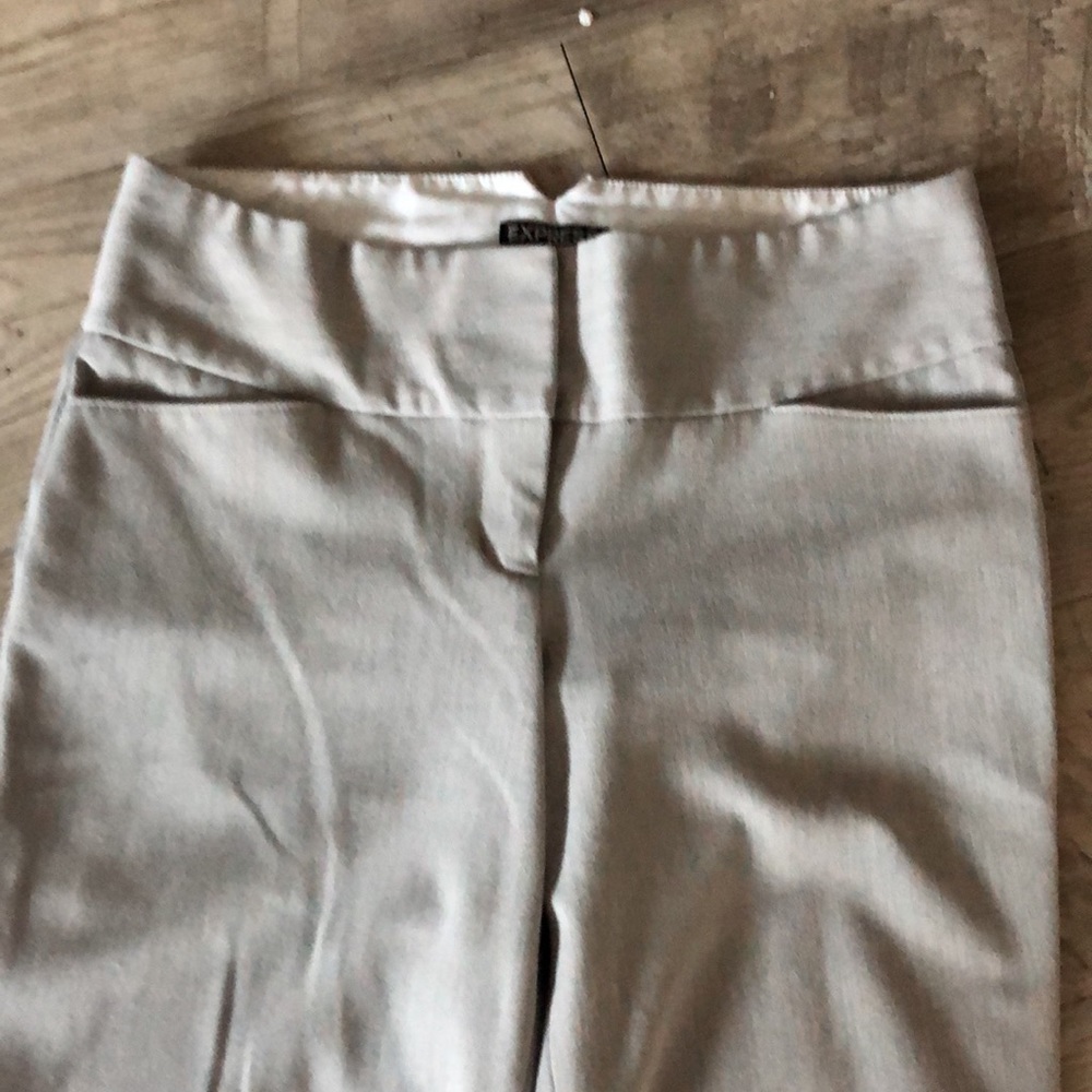 Express Editor Slacks - Oatmeal Color - Picture 2 of 4